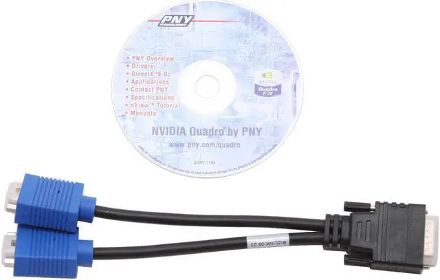 Alt view image 4 of 4 - PNY Quadro NVS 285 VCQ4285NVS-PCIE-BLK 64MB DDR PCI Express x16 Graphics Card