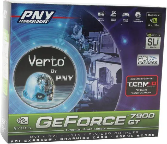 Alt view image 7 of 7 - PNY GeForce 7900GT 256MB GDDR3 PCI Express x16 SLI Support Graphics Card VCG7900GXPB