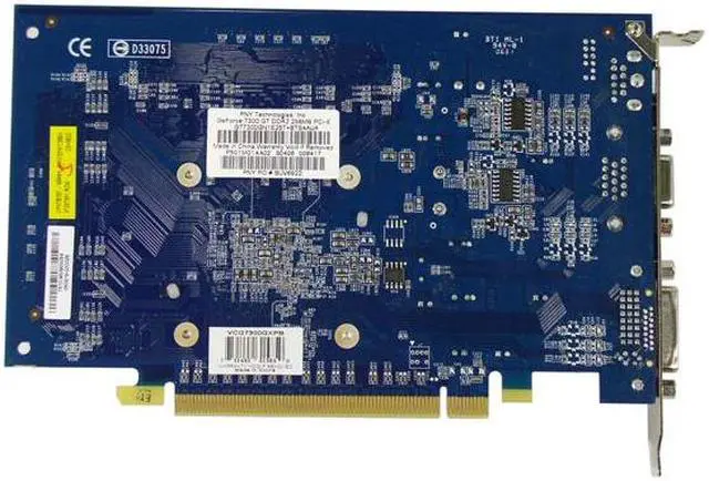 Alt view image 3 of 3 - PNY GeForce 7300GT 256MB GDDR2 PCI Express x16 Graphics Card VCG7300GXPB