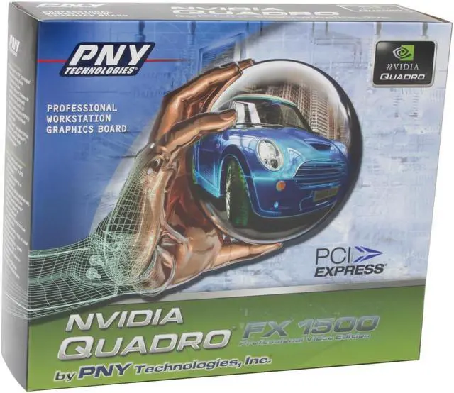 Alt view image 5 of 5 - PNY Quadro FX 1500 VCQFX1500-PCIE-PB-V 256MB 256-bit GDDR3 PCI Express x16 Graphics Card
