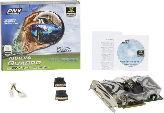 Alt view image 6 of 6 - PNY Quadro FX 5500 VCQFX5500-PCIE-PB 1GB 256-bit GDDR2 PCI Express x16 Graphics Card