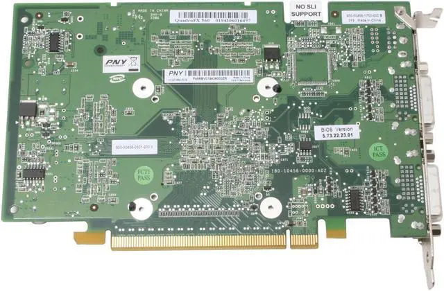 Alt view image 5 of 7 - PNY Quadro FX 560 VCQFX560-PCIE-PB 128MB 128-bit GDDR3 PCI Express x16 Graphics Card