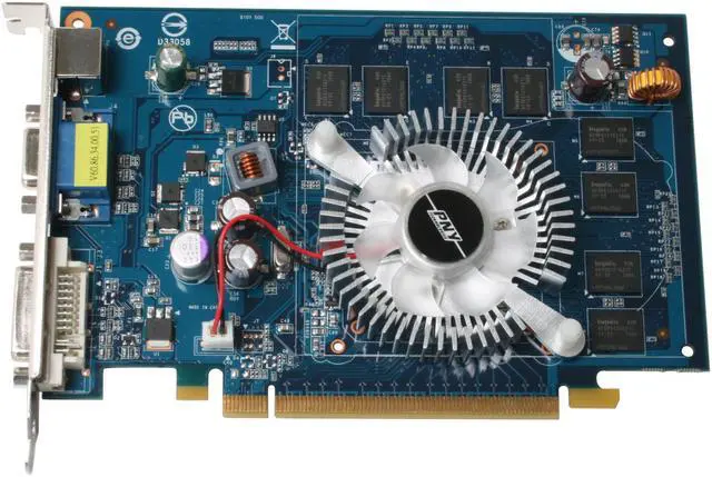 Alt view image 2 of 6 - PNY GeForce 8500 GT 512MB GDDR2 PCI Express x16 SLI Support Graphics Card VCG85512GXPB