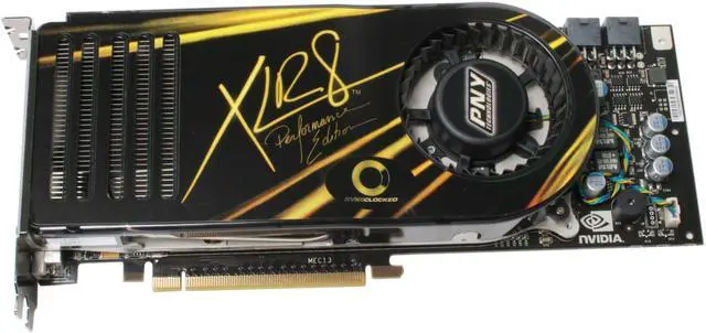 Alt view image 3 of 8 - PNY VCG8800XXPB-OC GeForce 8800GTX 768MB 384-bit GDDR3 PCI Express x16 HDCP Ready SLI Supported Video Card