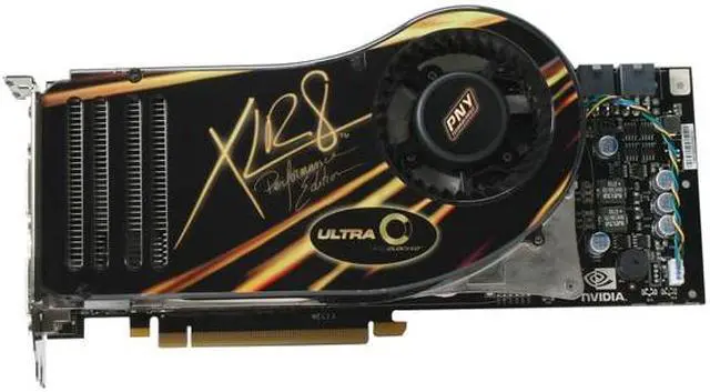 Alt view image 3 of 4 - PNY VCG8800UXPB-OC GeForce 8800Ultra 768MB 384-bit GDDR3 PCI Express x16 HDCP Ready SLI Supported Video Card