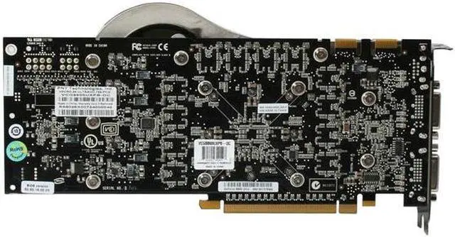 Alt view image 4 of 4 - PNY VCG8800UXPB-OC GeForce 8800Ultra 768MB 384-bit GDDR3 PCI Express x16 HDCP Ready SLI Supported Video Card