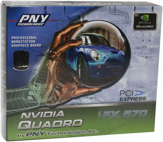 Alt view image 7 of 7 - PNY Quadro FX 570 VCQFX570-PCIE-PB 256MB 128-bit GDDR2 PCI Express x16 Graphics Card