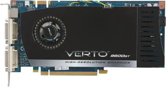 Alt view image 3 of 6 - PNY GeForce 9600 GT 512MB GDDR3 PCI Express 2.0 x16 SLI Support Graphics Card VCG96512GXPB