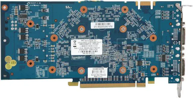 Alt view image 4 of 6 - PNY GeForce 9600 GT 512MB GDDR3 PCI Express 2.0 x16 SLI Support Graphics Card VCG96512GXPB