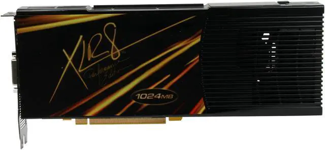 Alt view image 3 of 6 - PNY XLR8 GeForce 9800 GX2 1GB (512MB per GPU) GDDR3 PCI Express 2.0 x16 SLI Support Graphics Card VCG98GX2XPB