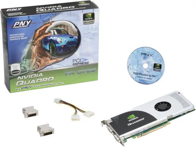 Alt view image 6 of 6 - PNY Quadro FX 3700 VCQFX3700-PCIE-PB 512MB 256-bit GDDR3 PCI Express 2.0 x16 Graphics Card