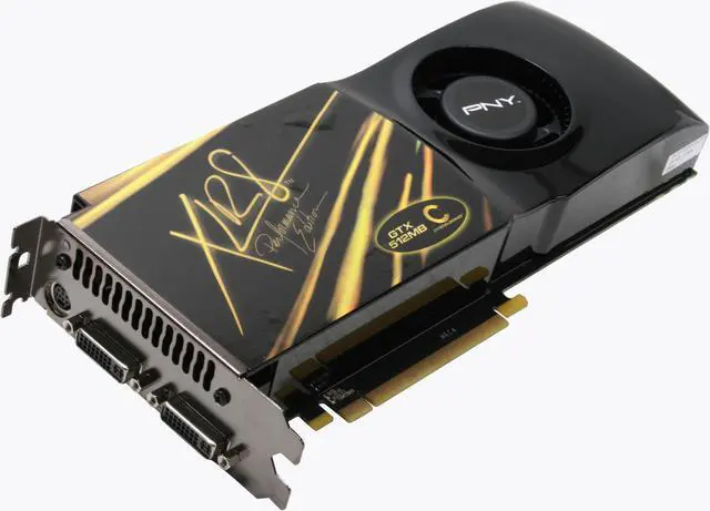 Main image of PNY XLR8 VCG98GTXXPB-OC GeForce 9800 GTX Overclocked 512MB 256-bit GDDR3 PCI Express 2.0 x16 HDCP Ready SLI Supported Video Card