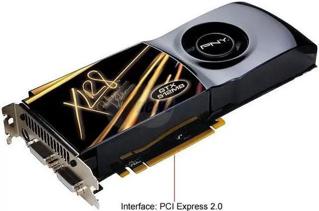 Alt view image 2 of 11 - PNY XLR8 GeForce 9800 GTX(G92) 512MB GDDR3 PCI Express 2.0 x16 SLI Support Graphics Card VCG98GTXXPB-FLB