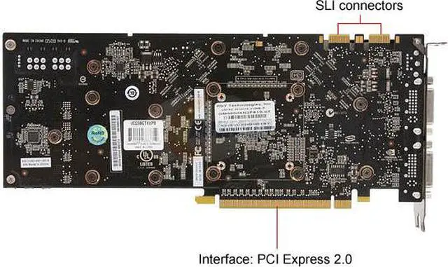 Alt view image 6 of 11 - PNY XLR8 GeForce 9800 GTX(G92) 512MB GDDR3 PCI Express 2.0 x16 SLI Support Graphics Card VCG98GTXXPB-FLB