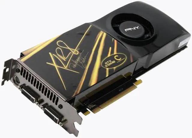 Alt view image 2 of 7 - PNY XLR8 GeForce 9800 GTX 512MB GDDR3 PCI Express 2.0 x16 SLI Support Graphics Card VCG98GTXXPB-OC-FLB
