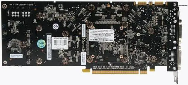 Alt view image 5 of 7 - PNY XLR8 GeForce 9800 GTX 512MB GDDR3 PCI Express 2.0 x16 SLI Support Graphics Card VCG98GTXXPB-OC-FLB