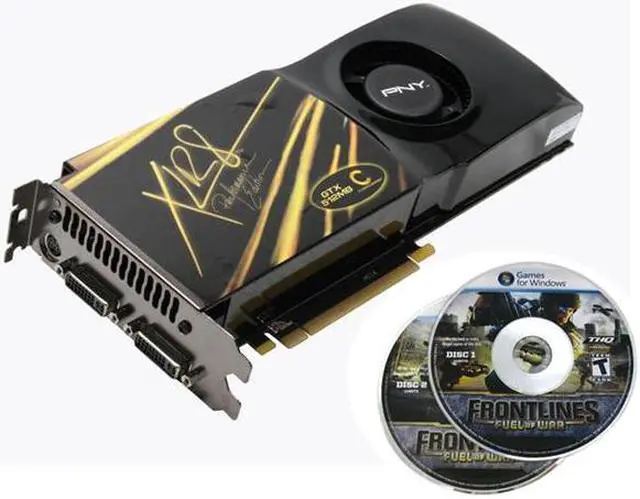 Main image of PNY XLR8 GeForce 9800 GTX 512MB GDDR3 PCI Express 2.0 x16 SLI Support Graphics Card VCG98GTXXPB-OC-FLB