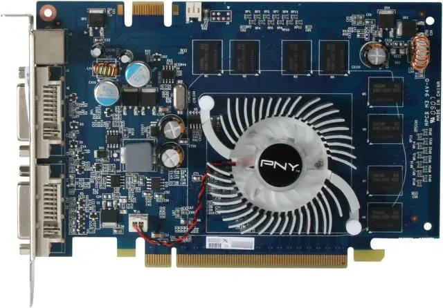 Alt view image 3 of 5 - PNY GeForce 9500 GT 512MB GDDR2 PCI Express 2.0 x16 SLI Support Graphics Card VCG95512GXEB