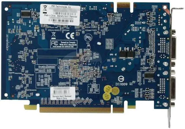 Alt view image 4 of 5 - PNY GeForce 9500 GT 512MB GDDR2 PCI Express 2.0 x16 SLI Support Graphics Card VCG95512GXEB