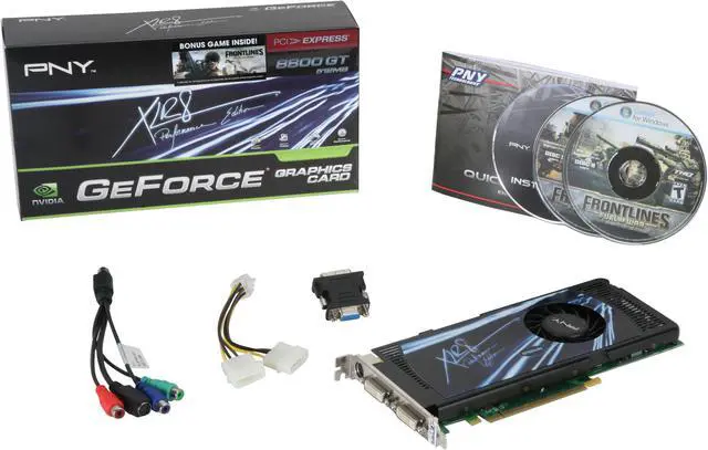 Alt view image 6 of 6 - PNY GeForce 8800 GT 512MB GDDR3 PCI Express 2.0 x16 SLI Support Graphics Card VCG88512GXEB-FLB