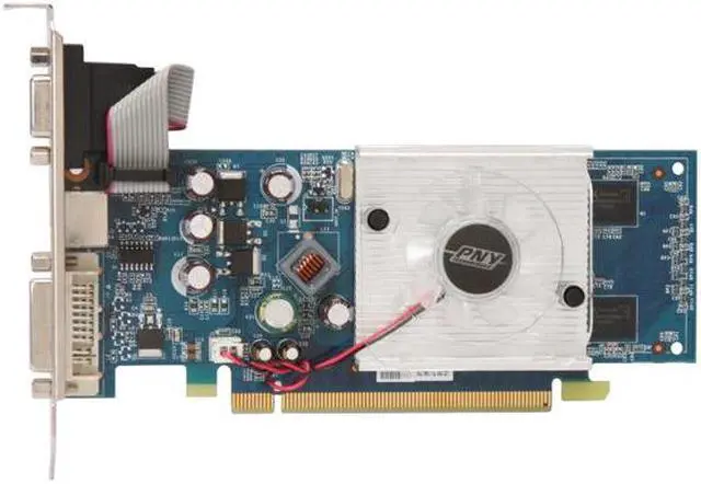 Alt view image 3 of 5 - PNY GeForce 8400 GS 256MB GDDR2 PCI Express 2.0 x16 Low Profile Graphics Card VCG84R2SXEB