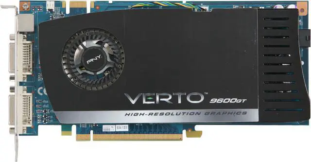 Alt view image 3 of 6 - PNY GeForce 9600 GT 512MB GDDR3 PCI Express 2.0 x16 SLI Support Graphics Card VCG96512GXEB