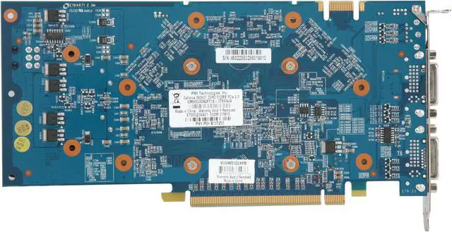 Alt view image 4 of 6 - PNY GeForce 9600 GT 512MB GDDR3 PCI Express 2.0 x16 SLI Support Graphics Card VCG96512GXEB
