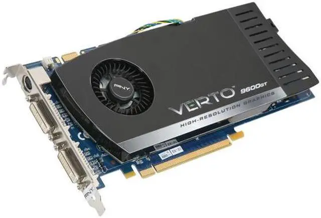 Main image of PNY GeForce 9600 GT 512MB GDDR3 PCI Express 2.0 x16 SLI Support Graphics Card VCG96512GXEB-FLB