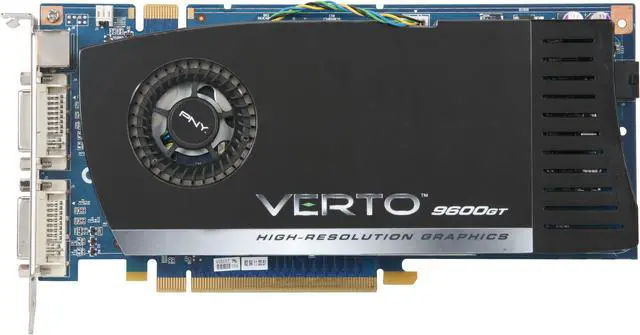 Alt view image 3 of 6 - PNY GeForce 9600 GT 512MB GDDR3 PCI Express 2.0 x16 SLI Support Graphics Card VCG96512GXEB-FLB