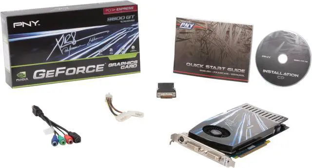 Alt view image 6 of 6 - PNY GeForce 9800 GT 1GB GDDR3 PCI Express 2.0 x16 SLI Support Graphics Card VCG981024GXEB