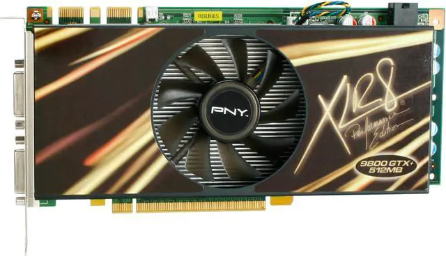 Alt view image 3 of 6 - PNY GeForce 9800 GTX+ 512MB GDDR3 PCI Express 2.0 x16 SLI Support Graphics Card VCG98GTXPXPB