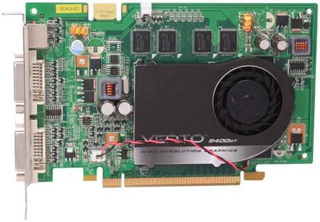 Alt view image 3 of 5 - PNY GeForce 9400 GT 512MB GDDR2 PCI Express 2.0 x16 Graphics Card VCG94512GXEB
