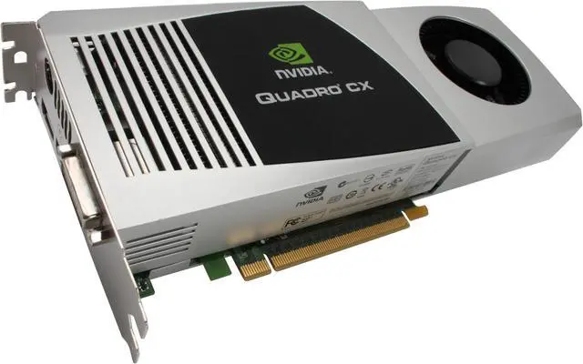 Alt view image 2 of 7 - PNY VCQUADRO-CX-PB Quadro CX 1.5GB 384-bit GDDR3 PCI Express 2.0 x16 SLI Supported Workstation Video Card