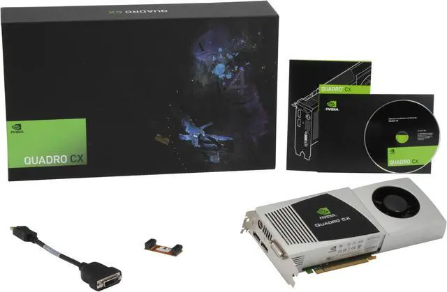 Alt view image 7 of 7 - PNY VCQUADRO-CX-PB Quadro CX 1.5GB 384-bit GDDR3 PCI Express 2.0 x16 SLI Supported Workstation Video Card