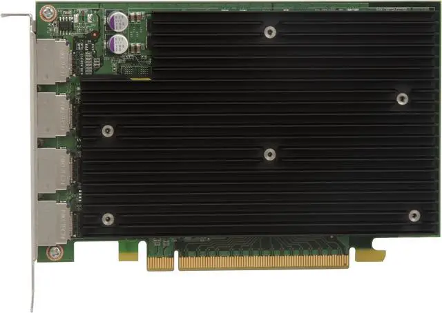 Alt view image 3 of 5 - PNY Quadro NVS 450 VCQ450NVS-X16-PB 512MB (256MB per GPU) 128-bit (64-bit per GPU) GDDR3 PCI Express x16 Graphics Card