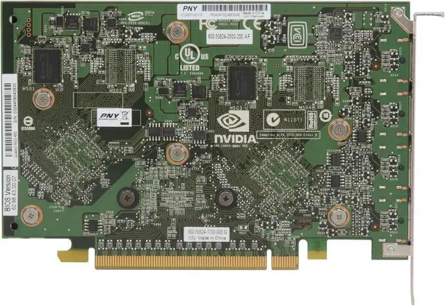 Alt view image 4 of 5 - PNY Quadro NVS 450 VCQ450NVS-X16-PB 512MB (256MB per GPU) 128-bit (64-bit per GPU) GDDR3 PCI Express x16 Graphics Card