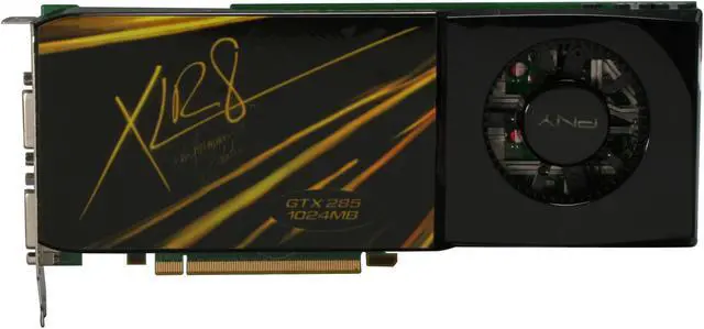 Alt view image 3 of 6 - PNY GeForce GTX 285 1GB GDDR3 PCI Express 2.0 x16 SLI Support Graphics Card VCGGTX285XPB