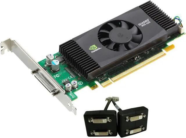 Main image of PNY Quadro NVS 420 VCQ420NVS-X16-DVI-PB 512MB (256MB per GPU) 128-bit (64-bit per GPU) GDDR3 PCI Express x16 Low Profile Ready Graphics Card