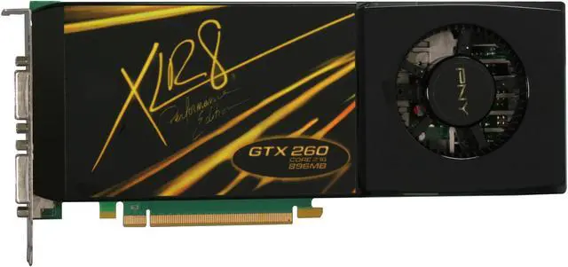 Alt view image 3 of 6 - PNY VCGGTX260CXPB GeForce GTX 260 Core 216 896MB 448-bit GDDR3 PCI Express 2.0 x16 HDCP Ready SLI Supported Video Card