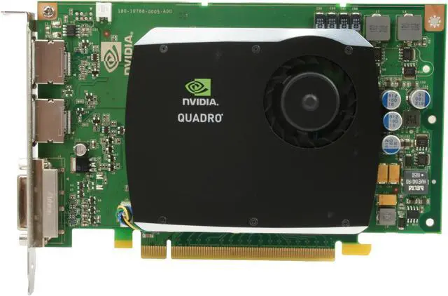 Alt view image 3 of 5 - PNY Quadro FX 580 VCQFX580-PCIE-PB 512MB 128-bit GDDR3 PCI Express 2.0 x16 Graphics Card