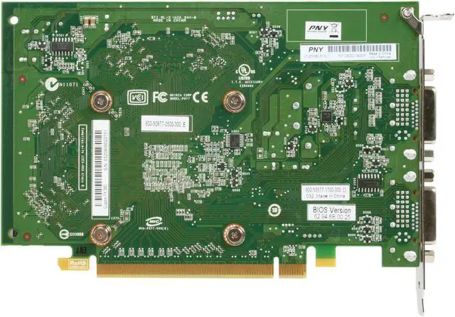 Alt view image 3 of 4 - PNY Quadro FX 380 VCQFX380-PCIE-PB 256MB 128-bit GDDR3 PCI Express 2.0 x16 Graphics Card
