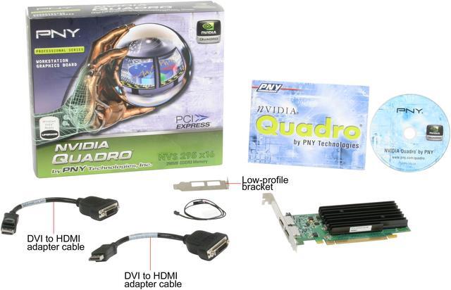 Alt view image 5 of 5 - PNY Quadro NVS 295 VCQ295NVS-X16-DVI-PB 256MB 64-bit GDDR3 PCI Express 2.0 x16 Graphics Card