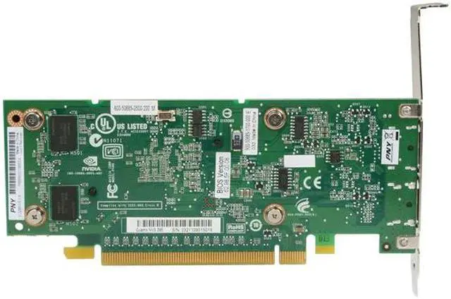 Alt view image 4 of 5 - PNY Quadro NVS 295 VCQ295NVS-X16-PB 256MB 64-bit GDDR3 PCI Express 2.0 x16 Low Profile Ready Graphics Card