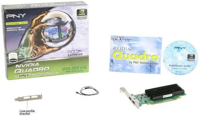 Alt view image 5 of 5 - PNY Quadro NVS 295 VCQ295NVS-X16-PB 256MB 64-bit GDDR3 PCI Express 2.0 x16 Low Profile Ready Graphics Card