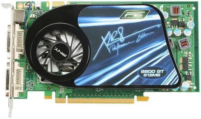 Alt view image 3 of 4 - PNY XLR8 VCG98GTEE5XEB  GeForce 9800 GT EE 512MB  256-bit  GDDR3  PCI Express 2.0 x16  HDCP Ready SLI Supported Video Card