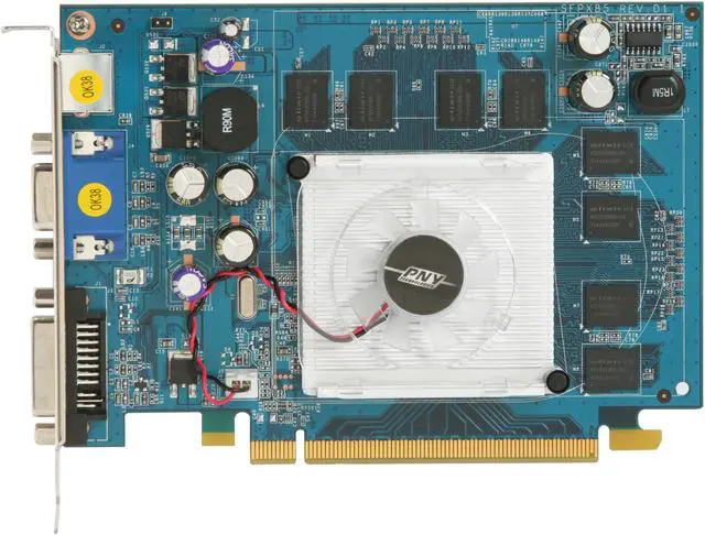 Alt view image 3 of 5 - PNY GeForce 8500 GT 512MB GDDR2 PCI Express x16 Graphics Card VCG85512GXXB - OEM