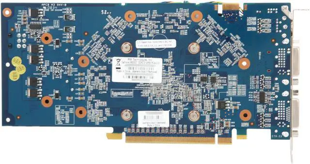 Alt view image 4 of 6 - PNY GeForce 9600 GT 512MB GDDR3 PCI Express 2.0 x16 SLI Support Graphics Card VCG96512GXXB - OEM