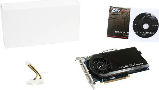 Alt view image 6 of 6 - PNY GeForce 9600 GT 512MB GDDR3 PCI Express 2.0 x16 SLI Support Graphics Card VCG96512GXXB - OEM