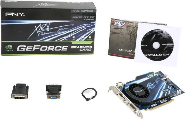 Alt view image 5 of 5 - PNY XLR8 GeForce 9800 GT 1GB GDDR3 PCI Express 2.0 x16 SLI Support Graphics Card VCG98GTEE1XEB