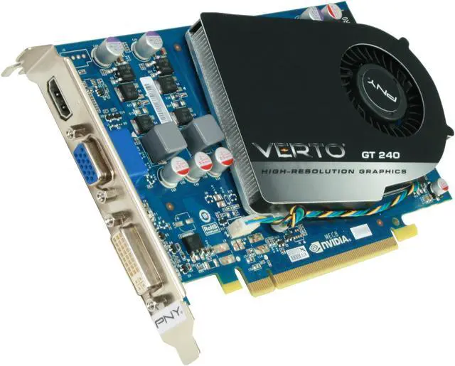 Main image of PNY GeForce GT 240 512MB GDDR5 PCI Express 2.0 x16 Graphics Card VCGGT2405G5XEB